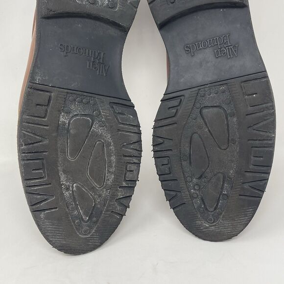 Allen Edmonds Wilbert Derby Shoes Mens 8 D Brown Leather Split Toe Casual Dress - Picture 16 of 16